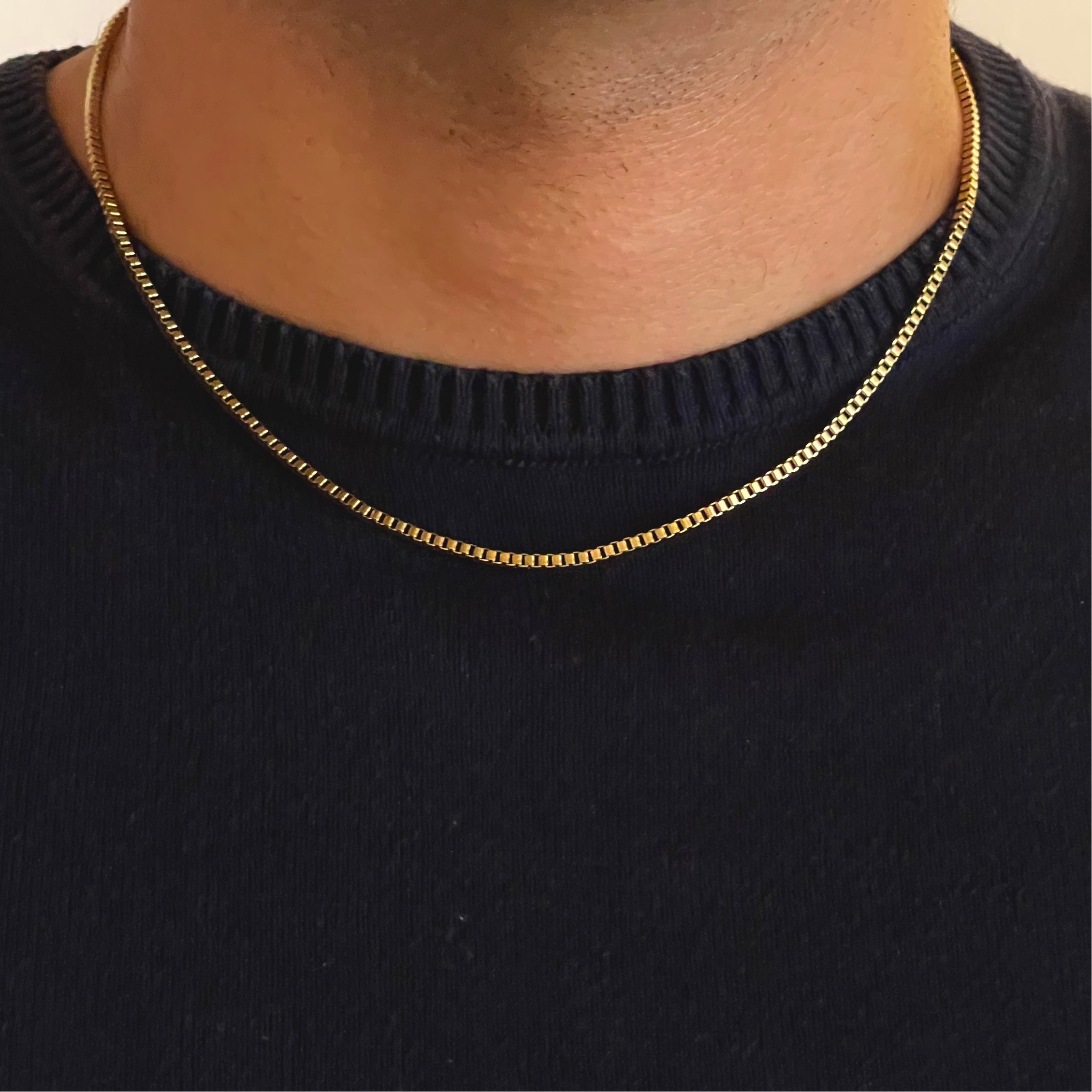 BLOCK Kette 18K vergoldet