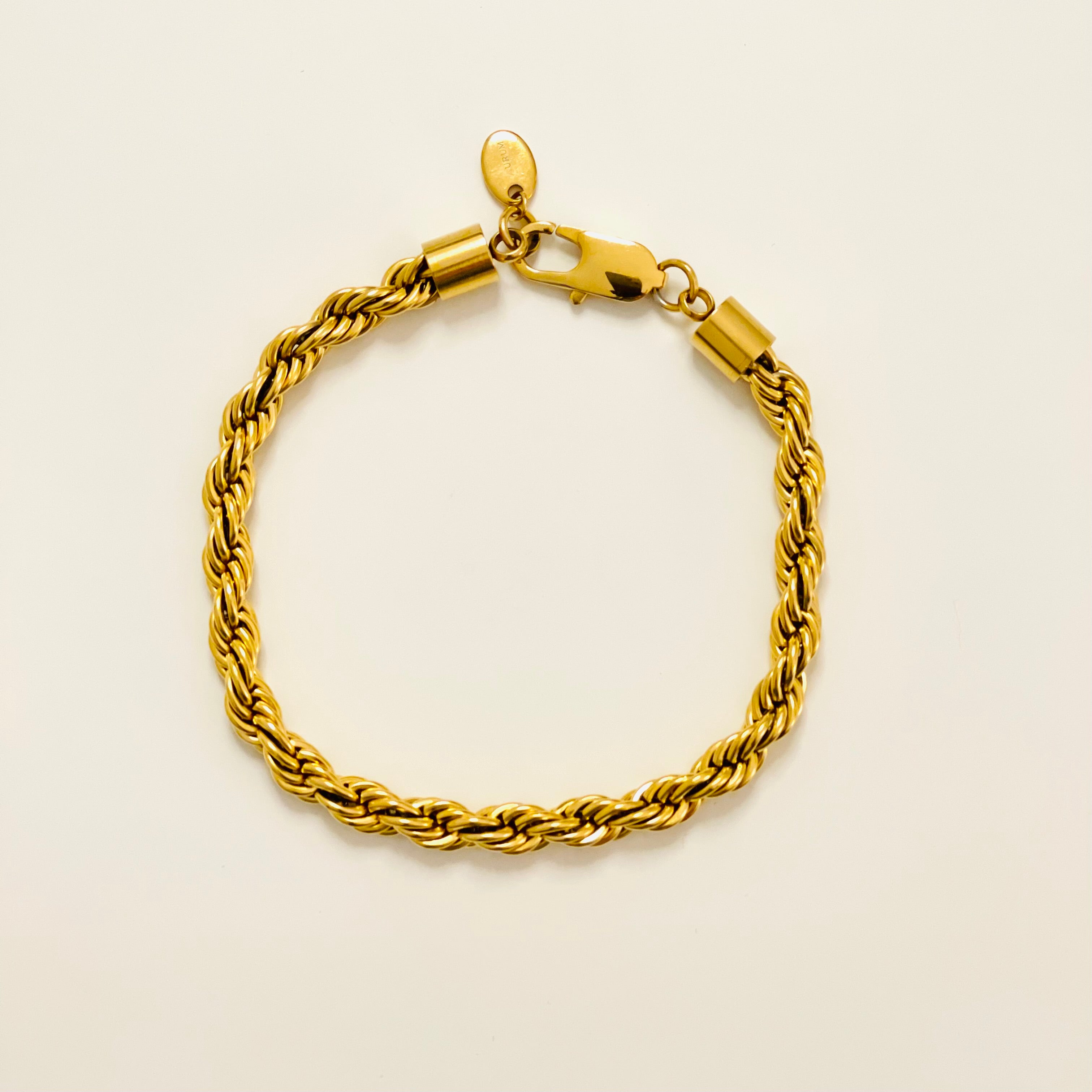 Rope Armkette 18K vergoldet