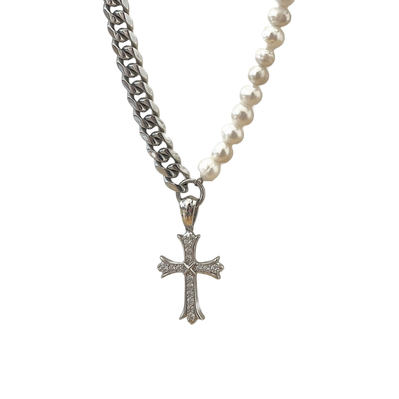 Kreuz Cuban Pearl 6mm