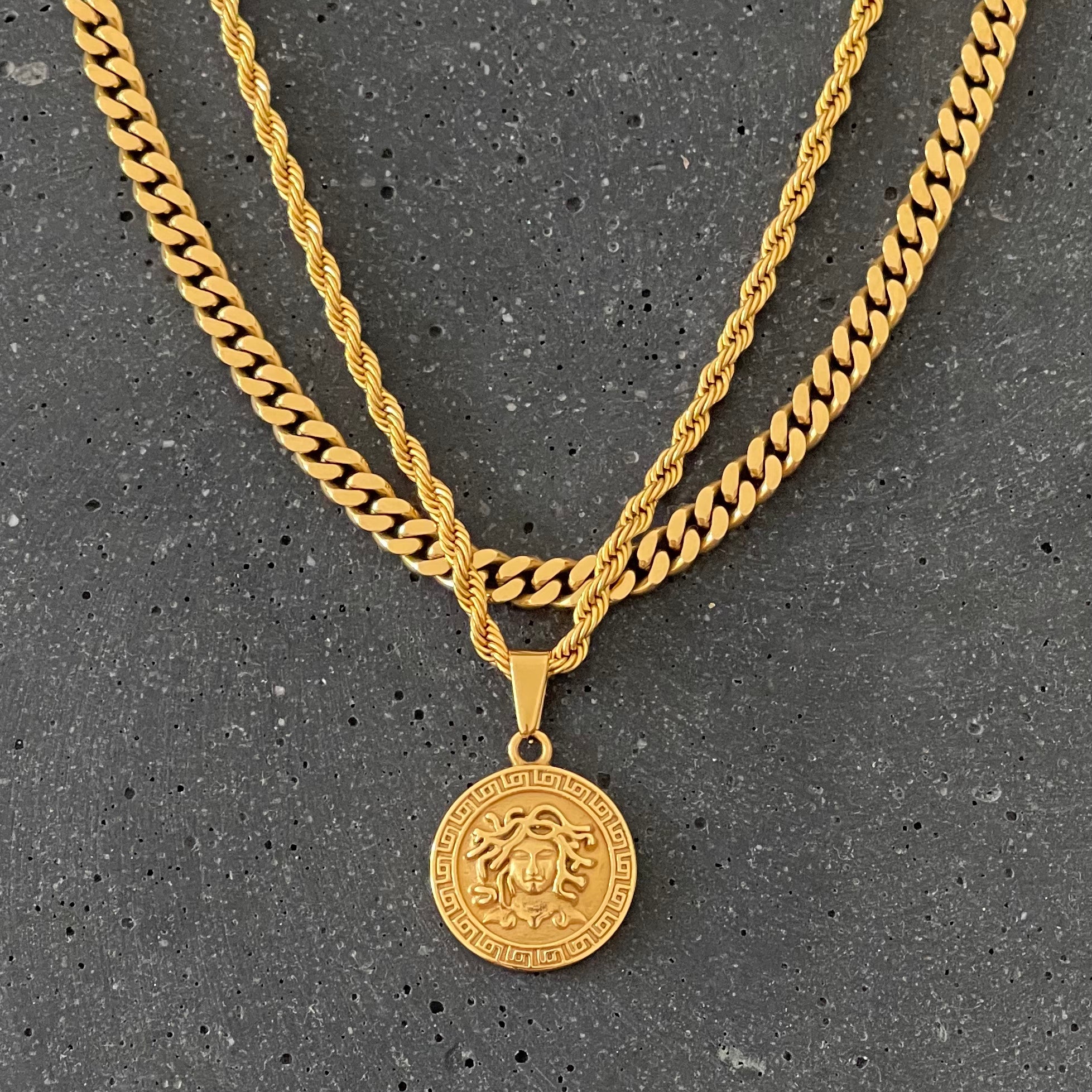 MEDUSA Kette 18K vergoldet