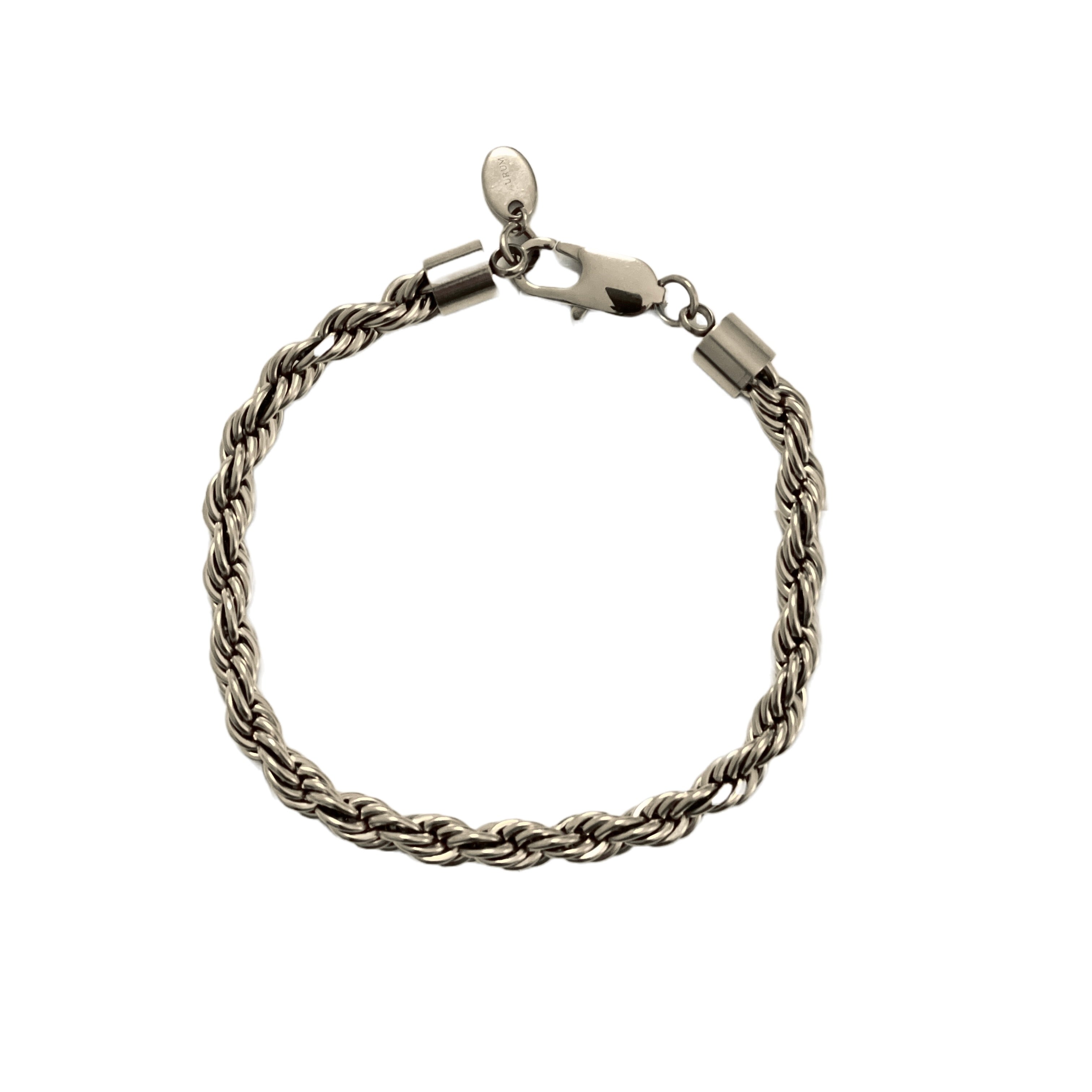 Rope Armkette in Silber