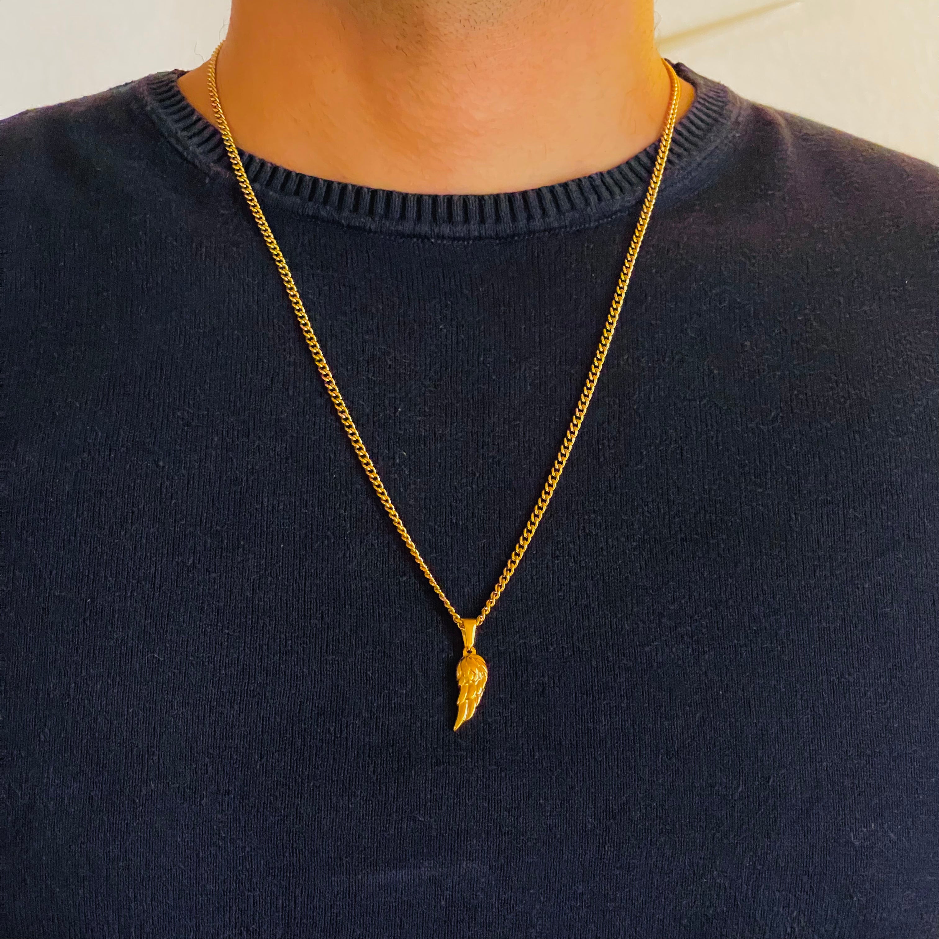 FLÜGEL Kette 18K vergoldet